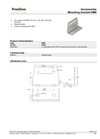 Proxitron Mounting Bracket HM9